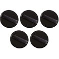thumbnail image 1 of Black Round Soft Powder Puff Accessory For Cosmetic Makeup 5pcs, 1 of 4