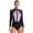 Pink, variant on iiniim Women's Metallic Gymnastic Leotard Bodysuit Tops Party Dancewear Dark Gray S