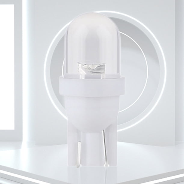 Iluminación Interior 10 Uds T10 luces de liquidación automáticas 12V 1W luz de lectura LED para coche (blanco) Likrtyny Para estrenar