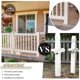 thumbnail image 4 of 4x4Inch Vinyl Post Skirt-White Post Base Cover Trim for Wood and Vinyl Posts,Deck and Porch Column,S, 4 of 5