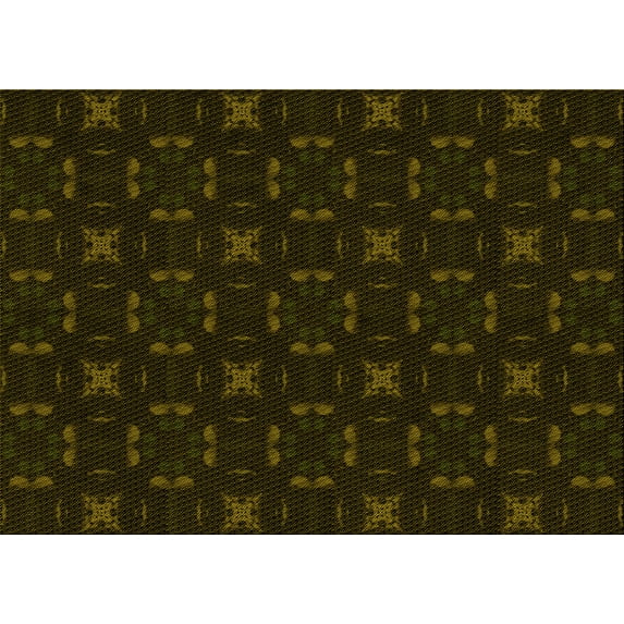 Ahgly Company Indoor Rectangle Patterned Night Black Area Rugs, 2' x 5'