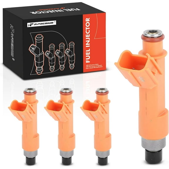 A-Premium Fuel Injectors Compatible with Toyota Camry 2003-2011 & Lexus HS250h 2010-2012, 2.4L 4-PC Set
