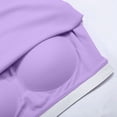 thumbnail image 7 of Lixiuxyad Cami Tank Top High Neck Long Sleeve Built In Bra Tank Top Seamless Slim Fit Camisole For Layering Comfortable Basic Shirt,Purple, 7 of 7