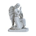 thumbnail image 2 of JJKBVCLO Grande Capacité Anti-Vent Statue d'Ange Priant Résine Blanc Petite Statue d'Ange Famille Jardin Sculpture d'Ange Commémorative, 2 of 5
