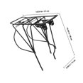 thumbnail image 2 of Phenofice 1 Set Bike Rack For Suv Black Iron Rear Seat Support For Cyclists Adventure Rides, 2 of 8