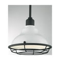 thumbnail image 4 of 60/7023-Nuvo Lighting-Newbridge-1 Light Small Pendant in Farmhouse Style-9.75 Inches Wide by 8.25 Inches High-Gloss White/Black Finish, 4 of 4
