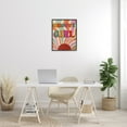 thumbnail image 3 of Stupell Industries Groovy Girl Patterned Typography Painting Black Framed Art Print Wall Art, 24 x 30, 3 of 9