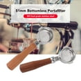 thumbnail image 3 of 51mm Stainless Steel Coffee Bottomless Portafilter for EC0310 Coffee Machine Maker, 3 of 7