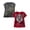Red 1PCS & Dark Gray 1PCS, variant on Women's Shirts Clothes Vintage Graphic Tee Y2k 2000s Goth Top Women Short Sleeve Streetwear, Pack of 2 (Blue 1PCS & Hot Pink 1PCS, M)