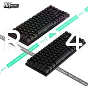 RK ROYAL KLUDGE RK84 RGB 75% Triple Mode BT5.0/2.4G/USB-C Hot Swappable Mechanical Keyboard, 84 Keys Wireless Gaming Keyboard, Tactile Brown Switch