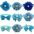 thumbnail image 2 of 50/100pcs Blue Pink Dog Bowties for Boy Girl Dogs Bow Tie Collar Doggy Grooming Dog Items Pets for Small Dogs Accessories ShopWise Round, 2 of 10