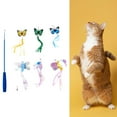 thumbnail image 6 of Interactive Teaser Toy for Cats Retractable Cat Teaser Fun Toy Kitten Toys Extendable Cat Feather Toys for Kitten Exercise, 6 of 9