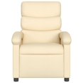 thumbnail image 3 of vidaXL Fauteuil Inclinable Tissu Crème, 3 of 6