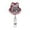 A, variant on VMWMSSR Extendable Badge Reel With Clip Funny Cartoon Acrylic Decor Id Badge Reel Heavy Duty Smooth Pull Retractable Clip For Name Tag(E-23.6")