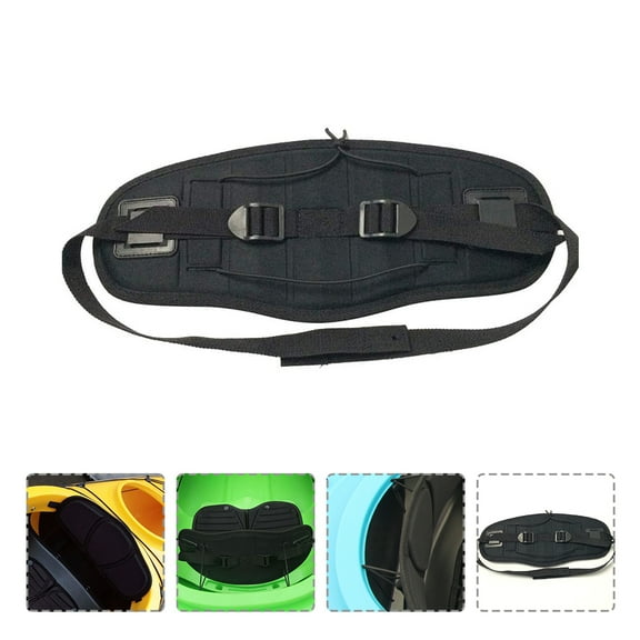 Stri Comfortable Kayak Padded Back Cushion Adjusatble Kayaking Backrest (Black)