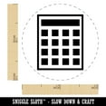 thumbnail image 2 of Calculator Icon Self-Inking Rubber Stamp Ink Stamper - Blue Ink - Mini 1/2 Inch, 2 of 7