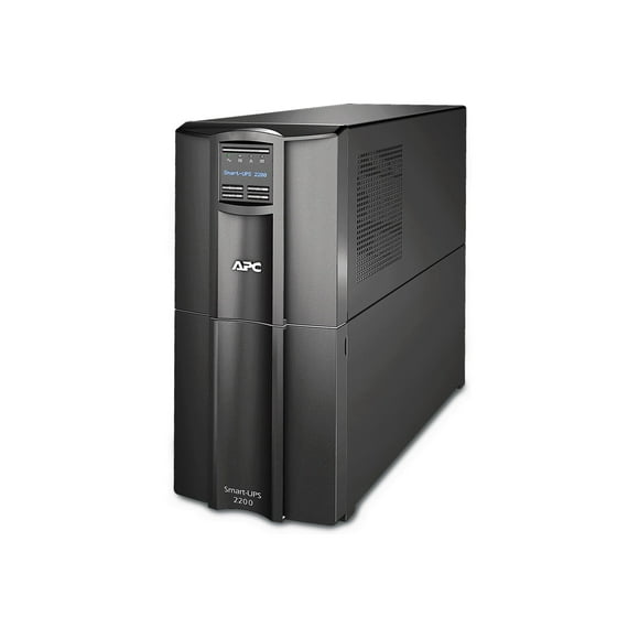 APC Smart-UPS SMT2200C - UPS - AC 110/120/127 V - 1.98 kW - 2200 VA - RS-232, USB - output connectors: 10 - Canada, United States - black - with APC SmartConnect
