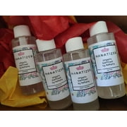 4 Pack Hand Sanitizer, 70% alcohol, Organic Aloe Vera, Essential Oils- 60ml-Handmade