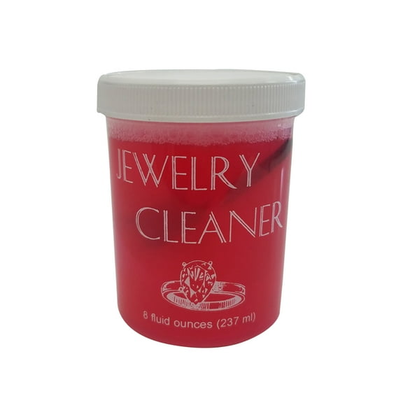 HOME JEWELRY CLEANER/RED 8 ounces with basket & brush x24