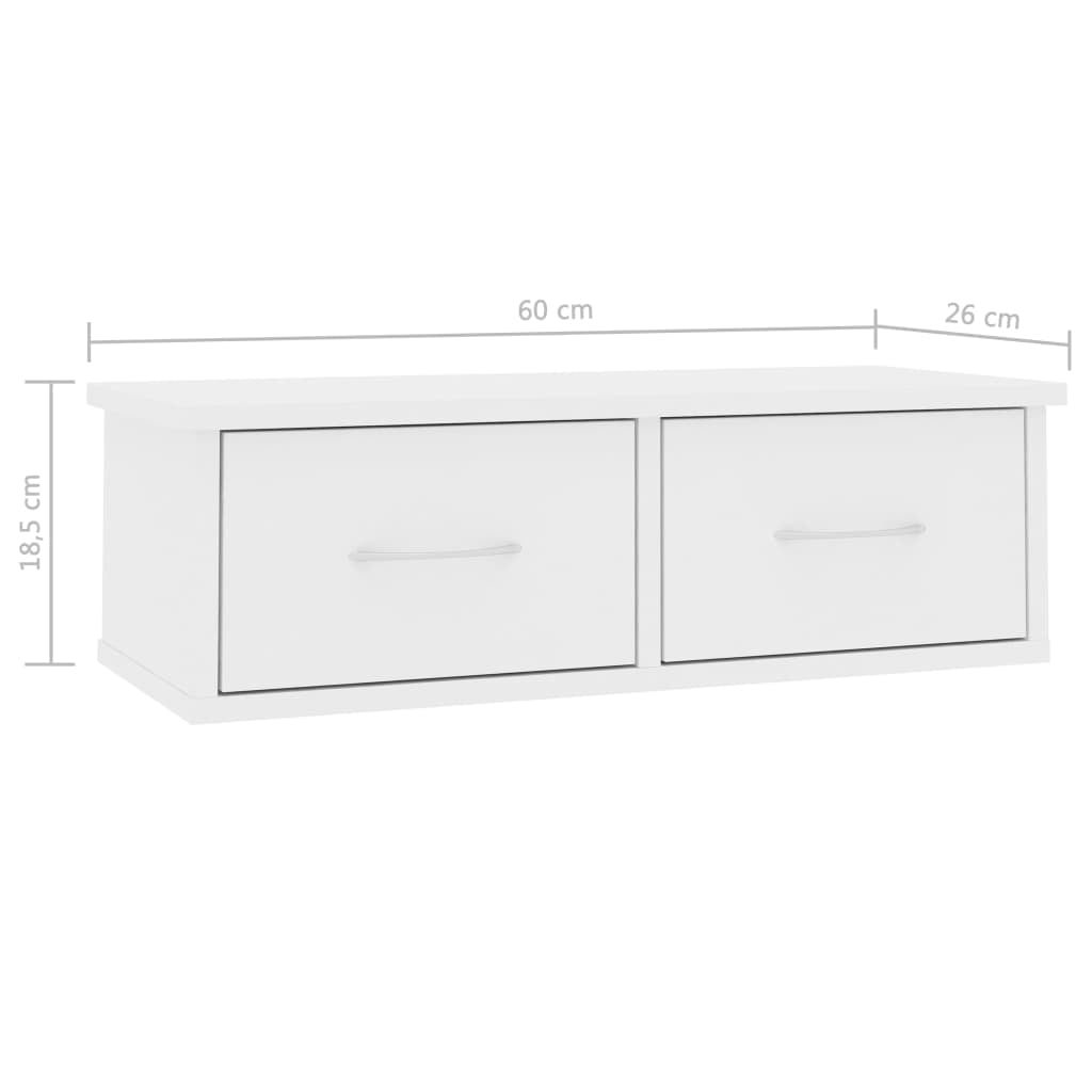 Kepooman Modern Display Shelf, Wall Mounted Shelf for Home, Display Storage Unit with 2 Drawers, Black Kepooman Modern Display Shelf, Wall Mounted Shelf for Home, Display Storage Unit with 2 Drawers, Black