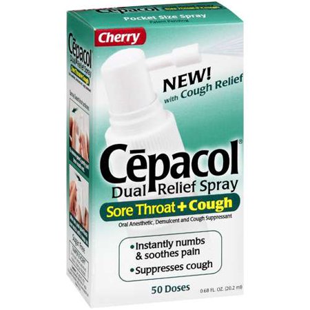 Combe Cepacol Sore Throat + Cough, 0.68 oz
