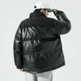 thumbnail image 4 of Vedolay Men's Coat Winter Warm Lined Thick Hooded Jacket Outwear Overcoat Black,5XL, 4 of 4