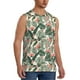 thumbnail image 2 of Fotbe Palm Trees and Tropical Men's Camiseta sin Mangas Estampada para Hombres, Playera Casual para Gimnasio, Entrenamiento, Playa-Large, 2 of 7