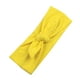 thumbnail image 5 of Diadema con nudo de lazo deportivo Minnieouse Banda para el sudor ajustable Amarillo 2Conjunto, 5 of 6