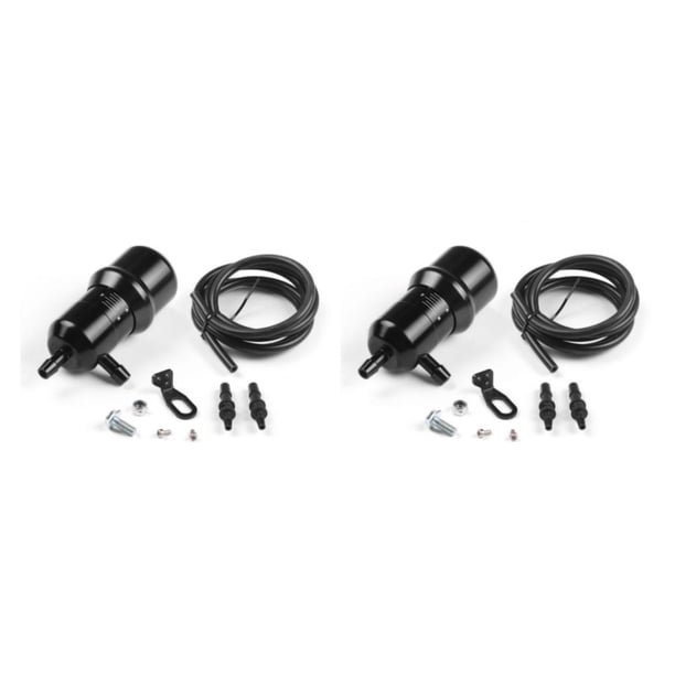 Kenally Boost Controller Suministros para automóviles Accesorios mejorados Kit de válvula de presión de larga duración multicolor Negro 2piezas