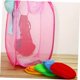 thumbnail image 3 of OUNONA Cesta Para Ropa Sucia Plegable En Malla Nylon Resistente Multicolor Para Almacenamiento, 3 of 8