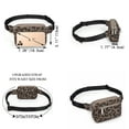 thumbnail image 5 of UTO Fanny Packs for Women Waterproof Waist Bag Fashion Small Crossbody Belt Bag with Zipper Pocket for Travel(Leopard-3), 5 of 10