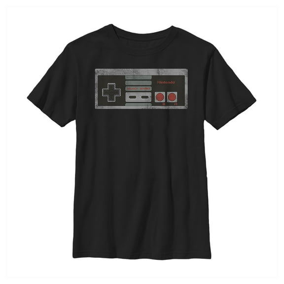 Boy's Nintendo Classic NES Controller  Graphic Tee Black Large