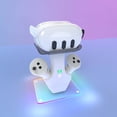 thumbnail image 2 of IPLAY Magnetic Charging Dock for Meta Quest 3/3S - VR Headset & Controller Charging Station with RGB Lights, 2x2100mAh Rechargeable Batteries, USB-C Fast Charging Stand, 2 of 7