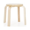 thumbnail image 3 of Guidecraft Upholstered Rockers 10" 3-Piece Wood Kiddie Rocker Chair Set in Blue, 3 of 4