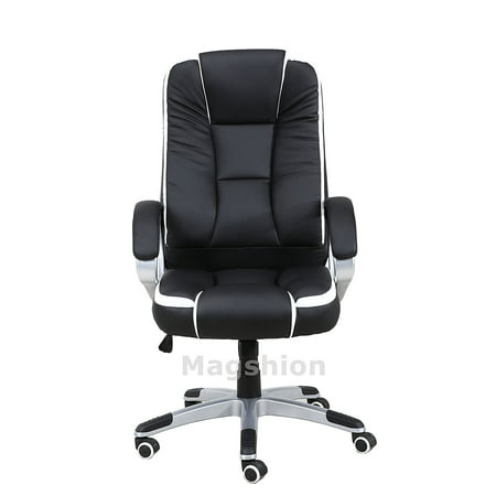 Magshion Comfortable PU Leather High Back Executive Office Chair Executive Task Home Computer Desk