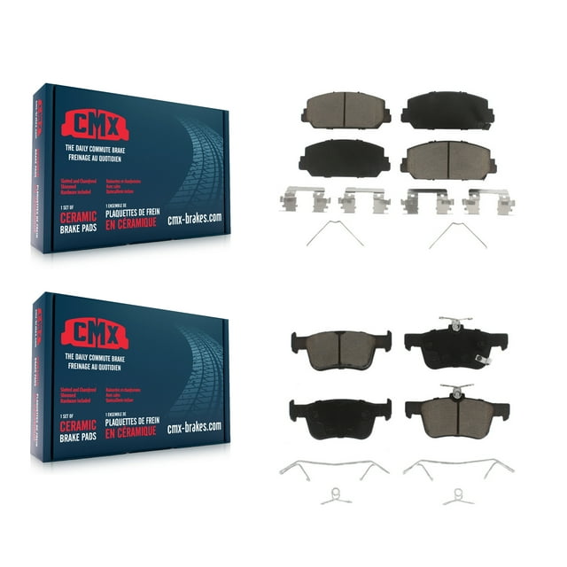 CMX Front Rear Ceramic Brake Pads Kit for Car Honda Civic KCX-100128