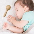 thumbnail image 2 of Wooden Baby Rattle Toy, Easy‑Grasp Ergonomic Handle, BPA‑Free Safe Natural Timber, Infant Sensory Teething Toy, Early Educational Hand Shaking Developmental Toy, for Newborn Boy Girl Gift, 2 of 7