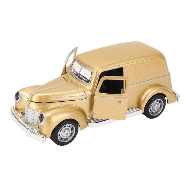 Modèle de Voiture Classique Jouet, Voitures Rétro Vintage de Collection avec Portes Ouvrables pour Enfants