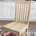 thumbnail image 4 of Linon Talley Dining Chair, Set of 2, Unfinished, 4 of 12