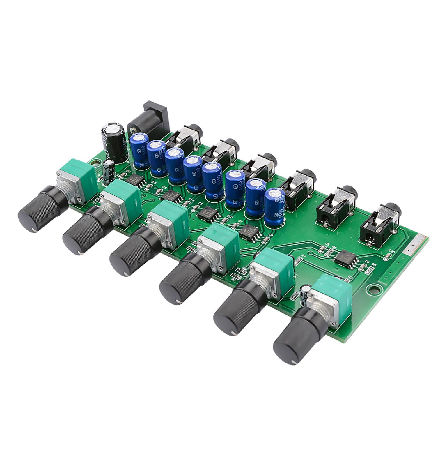 Premium Stereo Mixer Board 5x Magnification for Professional Audio Setups Headphone Mixer