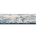thumbnail image 4 of Unique Loom Outdoor Modern Collection Area Rug - Cartago (3' Round Blue/Ivory), 4 of 6