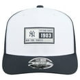 thumbnail image 2 of Men's New Era White/Navy New York Yankees Established Patch 9SEVENTY Adjustable Hat, 2 of 5