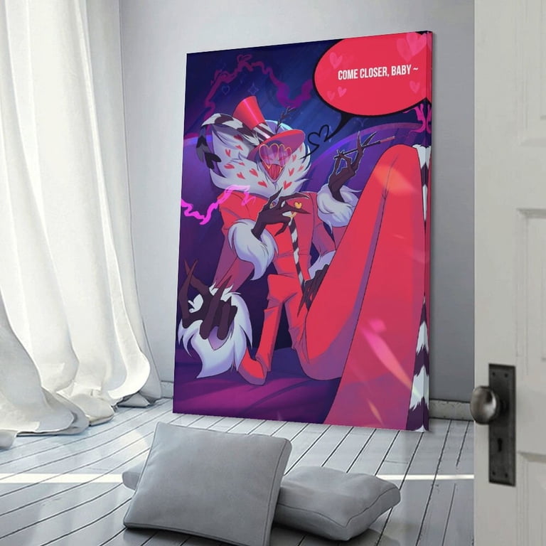 Anime Hazbin Hotel Valentino Poster Wall Art Poster Scroll Canvas