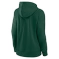 thumbnail image 3 of Women's Hunter Green Milwaukee Bucks Team Primary Logo Pullover Hoodie, 3 of 3