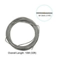 thumbnail image 2 of Uxcell 1/16" Wire Rope Kit, Coated Stainless Steel Cable, 33ft, 2 of 4