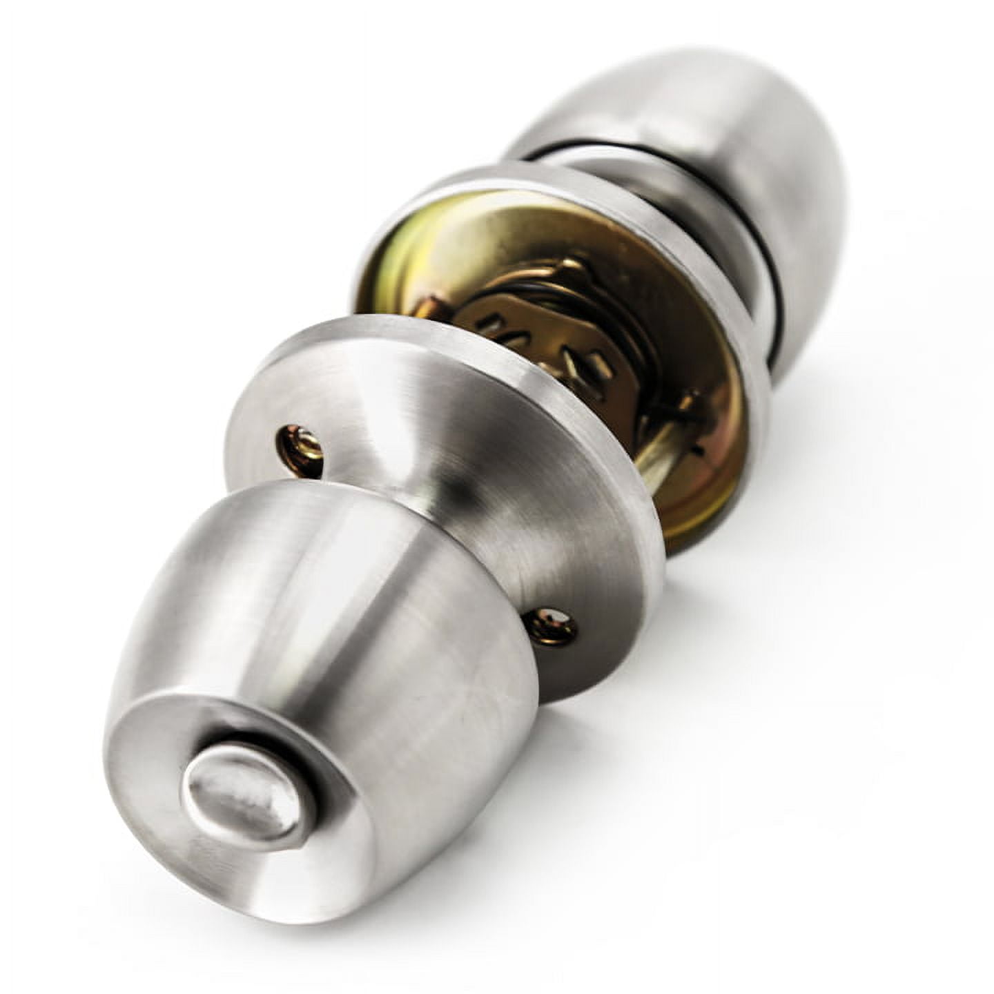 Villar Home Designs Door Knob Versa Satin Nickel Privacy 2 Pack