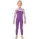 thumbnail image 1 of Traje de neopreno de una pieza para niños y niñas, traje de baño Anti-Uv UPF50 + con mono con cremallera, manga larga, cálido, 2,5mm, para nadar en la S Soledad Traje de buceo de una pieza para niños, 1 of 8