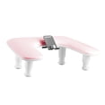 thumbnail image 3 of Reposabrazos de manicura para técnicos de uñas con soporte para teléfono móvil, cojín portátil para reposabrazos de uñas, soporte para muñecas y Rosa, 3 of 8