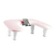 thumbnail image 3 of Reposabrazos para uñas, soporte para manos con soporte para teléfono móvil, reposabrazos profesional Rosa, 3 of 9