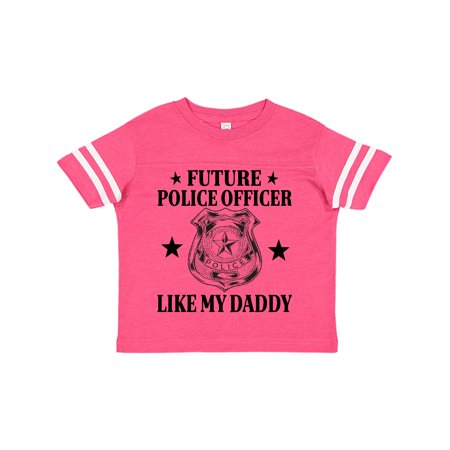 

Inktastic Police Officer Like my Daddy Gift Toddler Boy or Toddler Girl T-Shirt